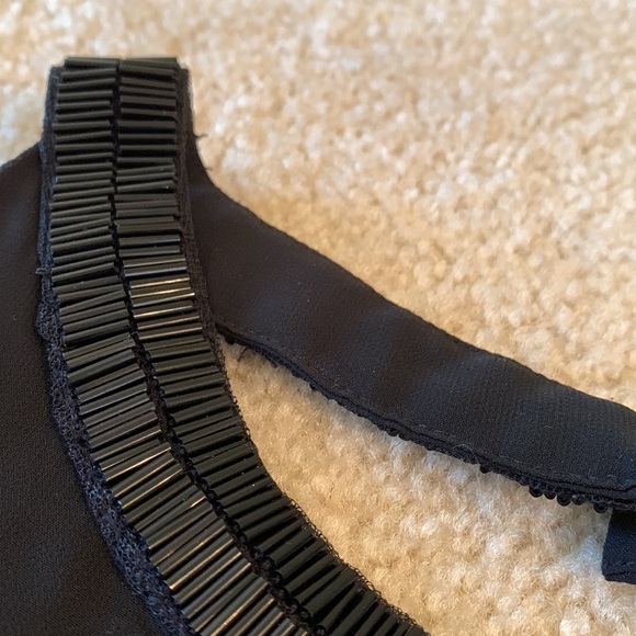 Jennifer Lopez Beaded Top, Size Medium, Black - Picture 3 of 12